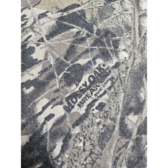 Vintage Jerzees outdoors Camo Long Sleeve Pocket Shirt SZ XXL USA Made Mossy Oak - Picture 5 of 8